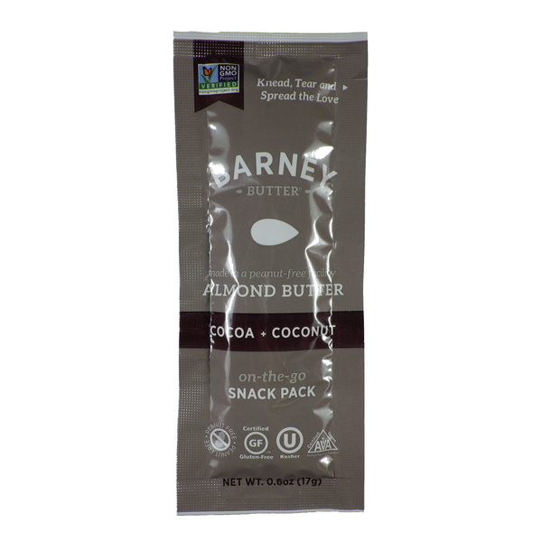 Barney Butter Almond Butter Single serving packets Nutriate