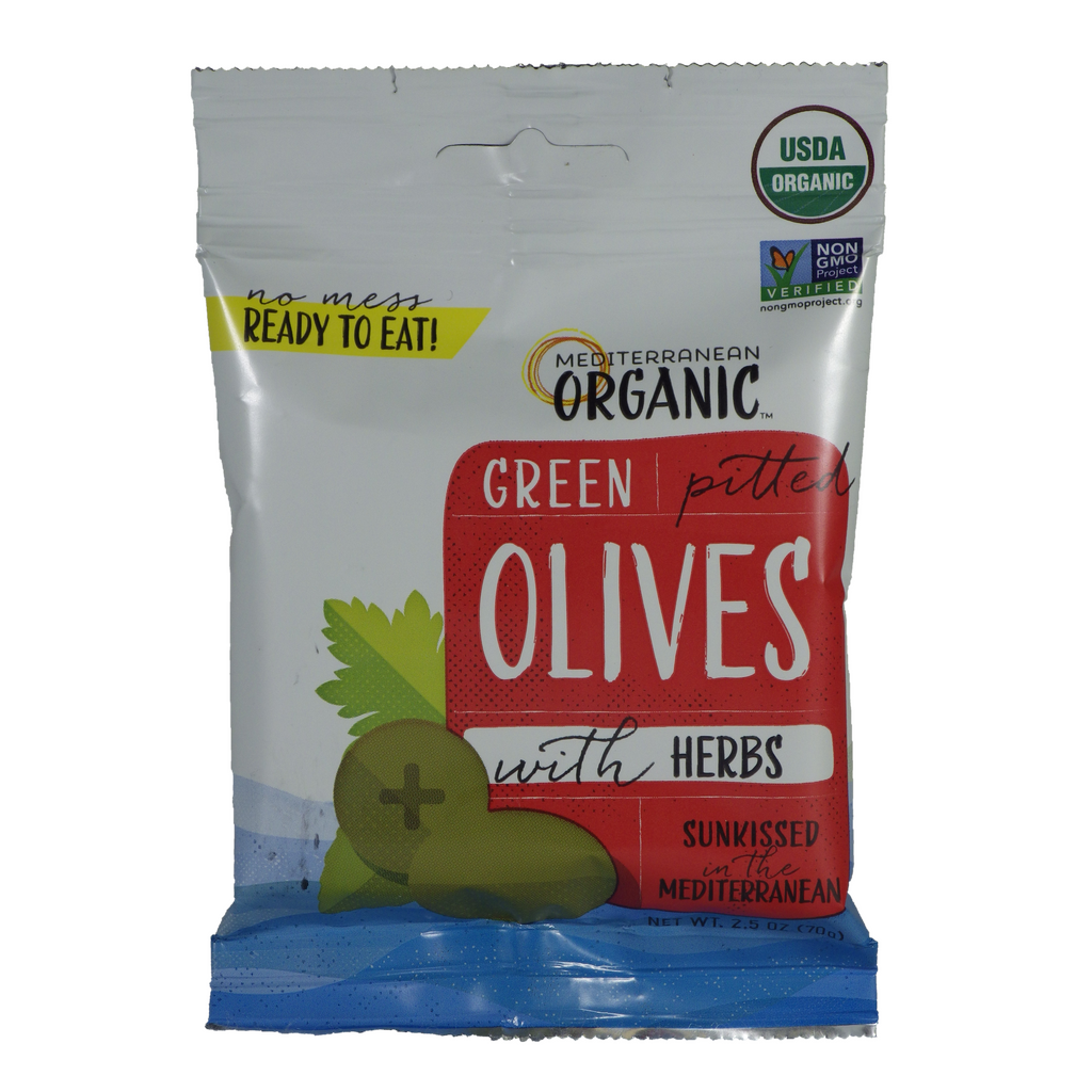 Mediterranean Organic - Olives - Single serving pouches