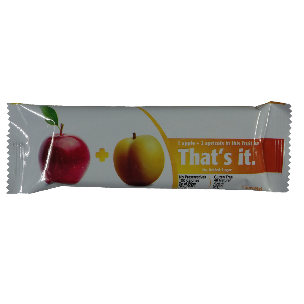 That's it. - Fruit Bars - Single serving bars – Nutriate Corporation