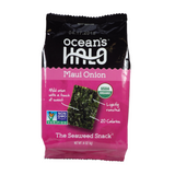 Ocean's Halo - Seaweed snacks - Single serving lightly toasted sheets