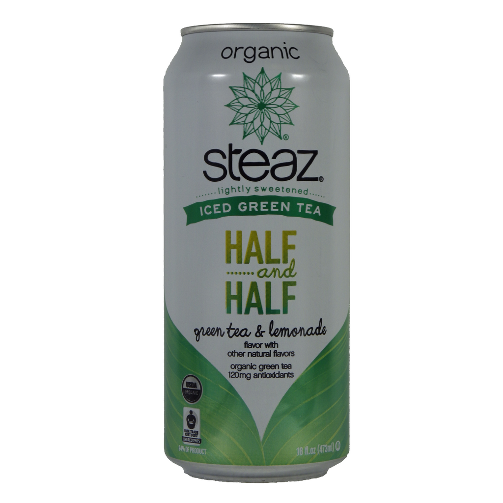Steaz - Flavored Iced Green Teas - Single serving cans