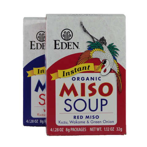 Eden - Instant Miso Soup - Boxes of individually wrapped single serving packages