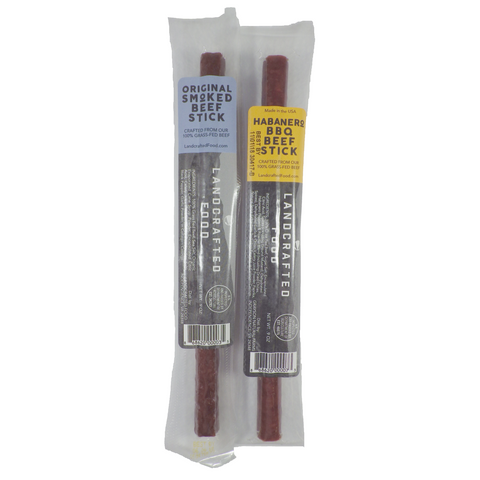 Landcrafted - Beef Sticks - single serving paks