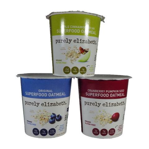 Purely Elizabeth - Ancient Grain Granola (Puffs)/Superfood Oatmeal - Single serving cups and pouches