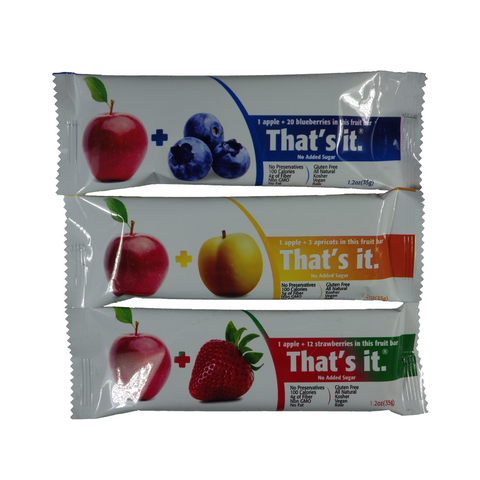 That's it. - Fruit Bars - Single serving bars